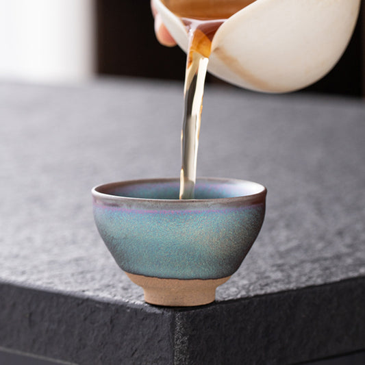 Pearl Sheen Ocean Tea Cup