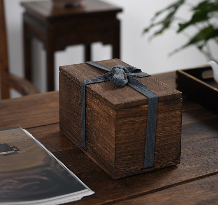 Wooden Storage Box with Padding