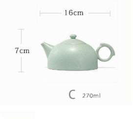 Diyao Celadon Teapots "Serenity Blossom"