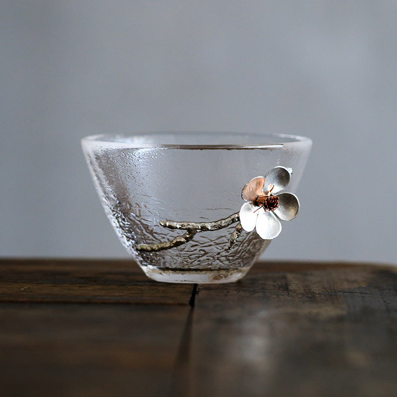 Glass Cups "Do ni Ume-no Hana"