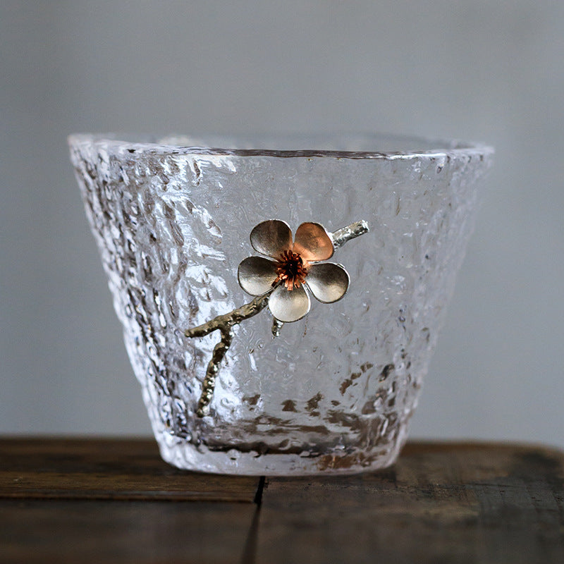 Glass Cups "Do ni Ume-no Hana"