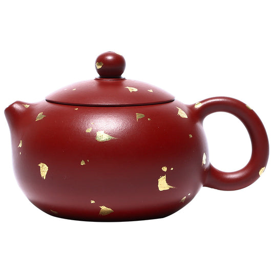 Small Xi Shi teapot - Gold Leaf