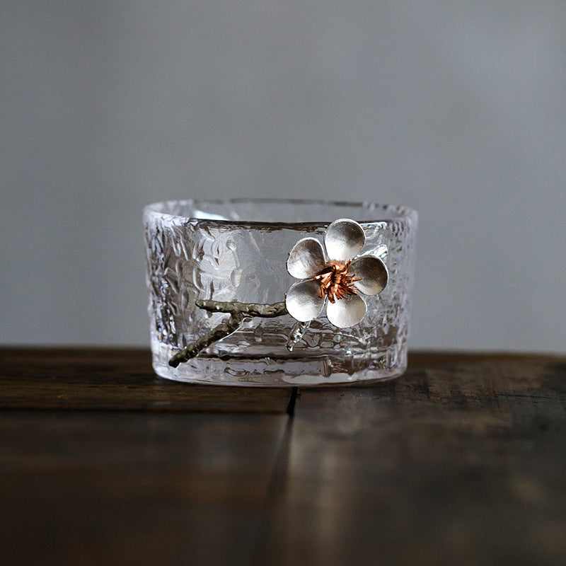 Glass Cups "Do ni Ume-no Hana"