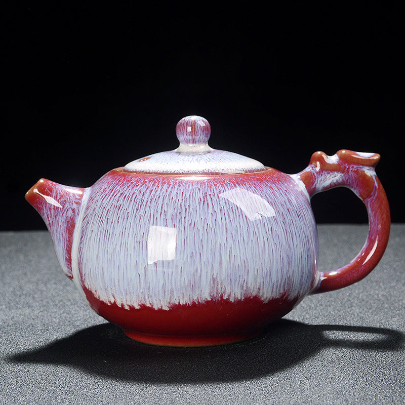 Ceramic Glazed Teapots Longdan and Xi Shi