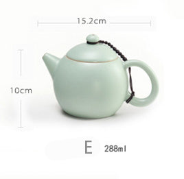 Diyao Celadon Teapots "Serenity Blossom"
