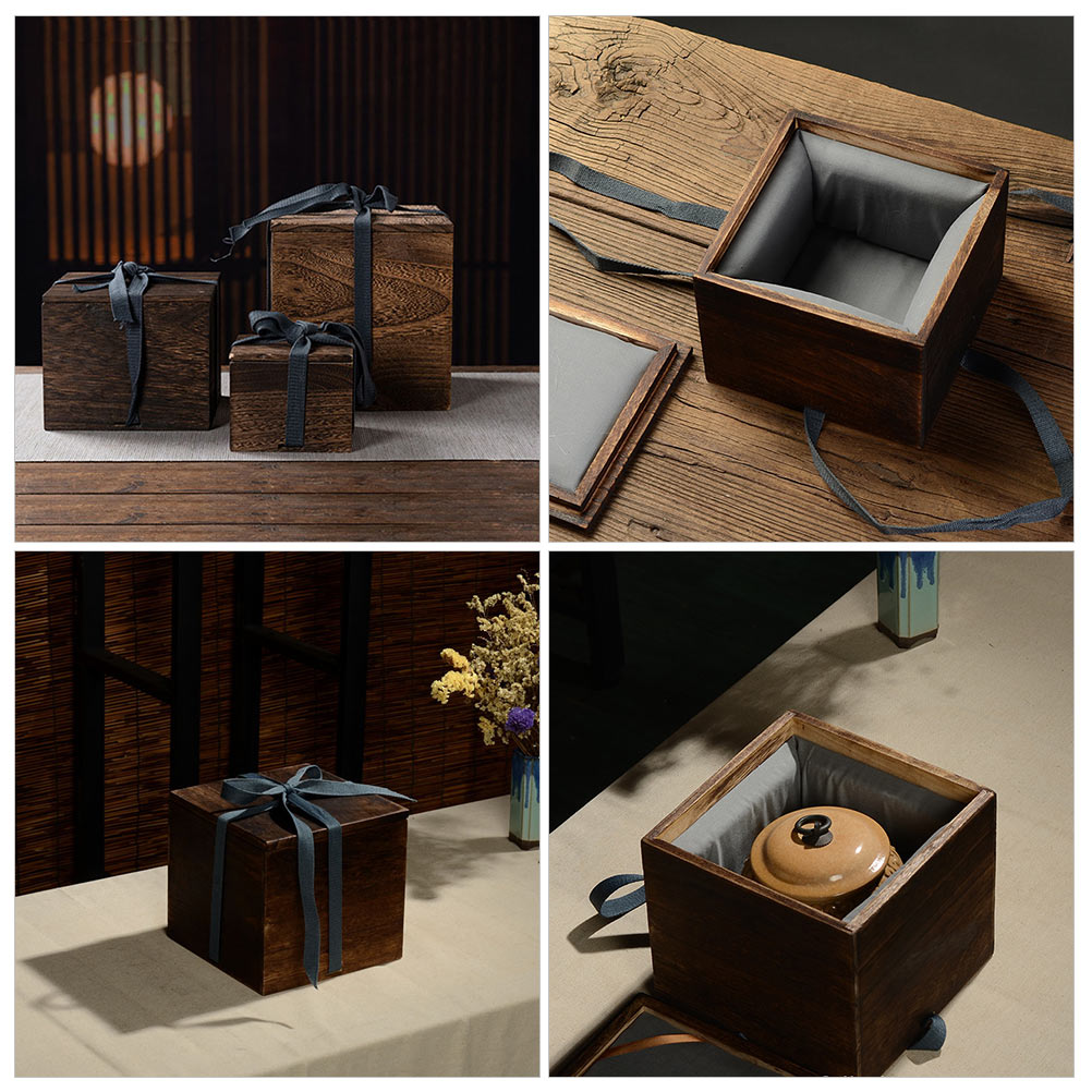 Wooden Storage Box with Padding