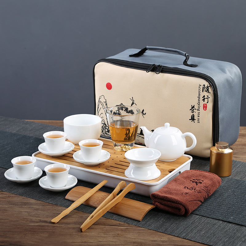 White Porcelain Teaware Set