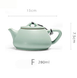 Diyao Celadon Teapots "Serenity Blossom"
