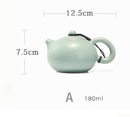 Diyao Celadon Teapots "Serenity Blossom"
