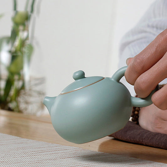 Diyao Celadon Teapots "Serenity Blossom"