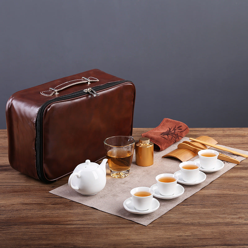 White Porcelain Teaware Set