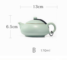 Diyao Celadon Teapots "Serenity Blossom"