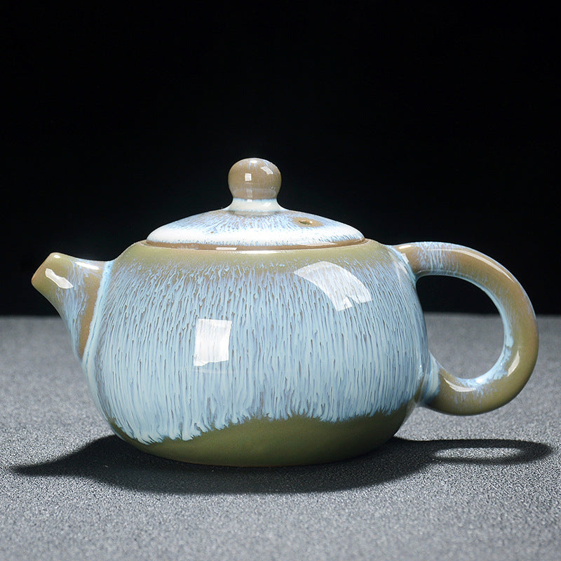 Ceramic Glazed Teapots Longdan and Xi Shi