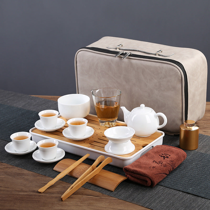 White Porcelain Teaware Set