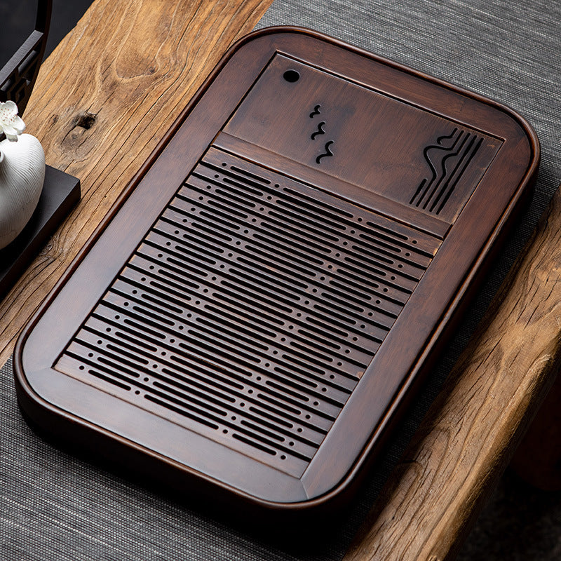 Brown Bamboo Tea Tray