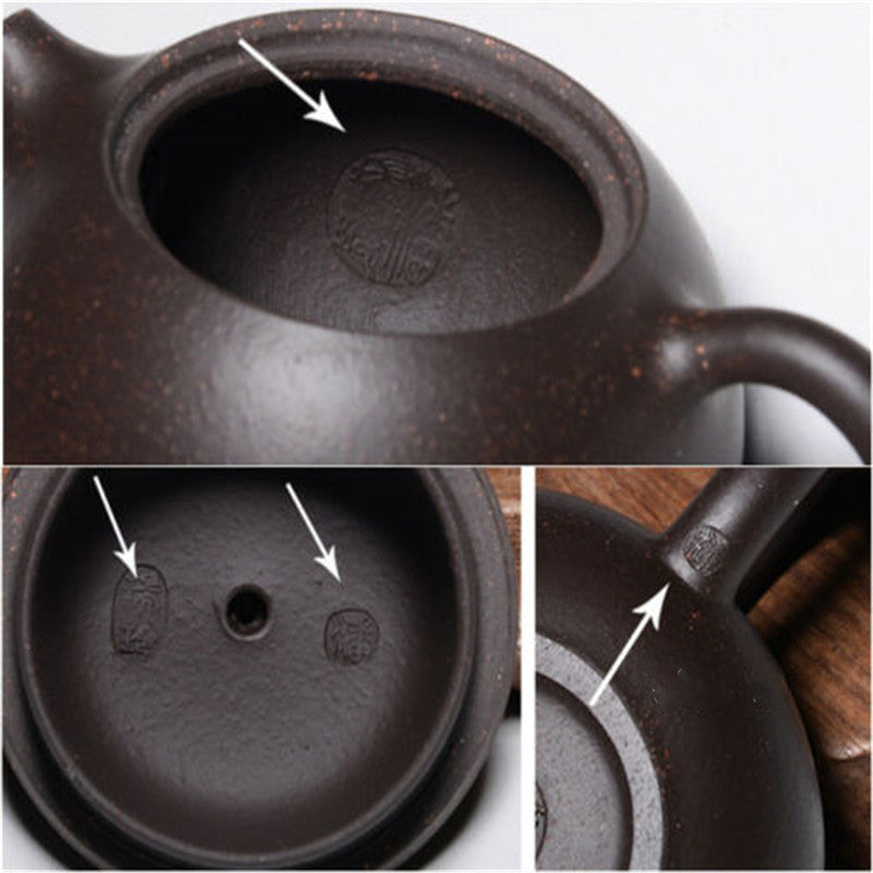 The Black Gold Sand Xi Shi Yixing Teapot