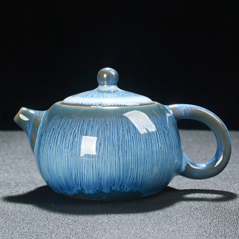 Ceramic Glazed Teapots Longdan and Xi Shi